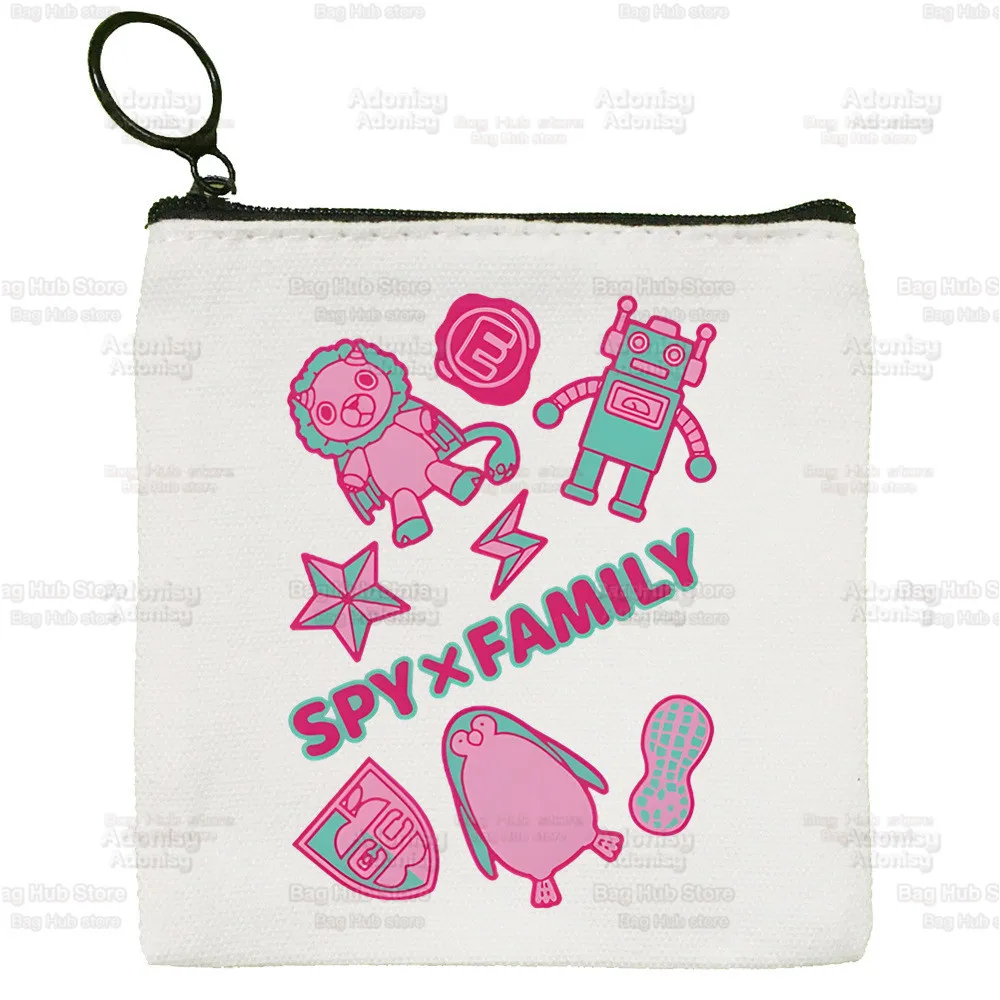 Anya Smug Coin Purse Mini Wallet Change Anime Anya Forger Pouch Keys Card Storage Spy x Family Card Bag Zipper