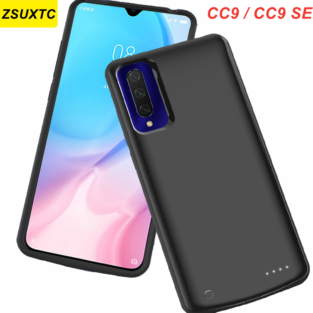 

6500Mah Power Case For Xiaomi Mi CC9 Battery Case CC9 SE Battery Charger Bank Power Case For Xiaomi Mi CC9 SE Battery Case