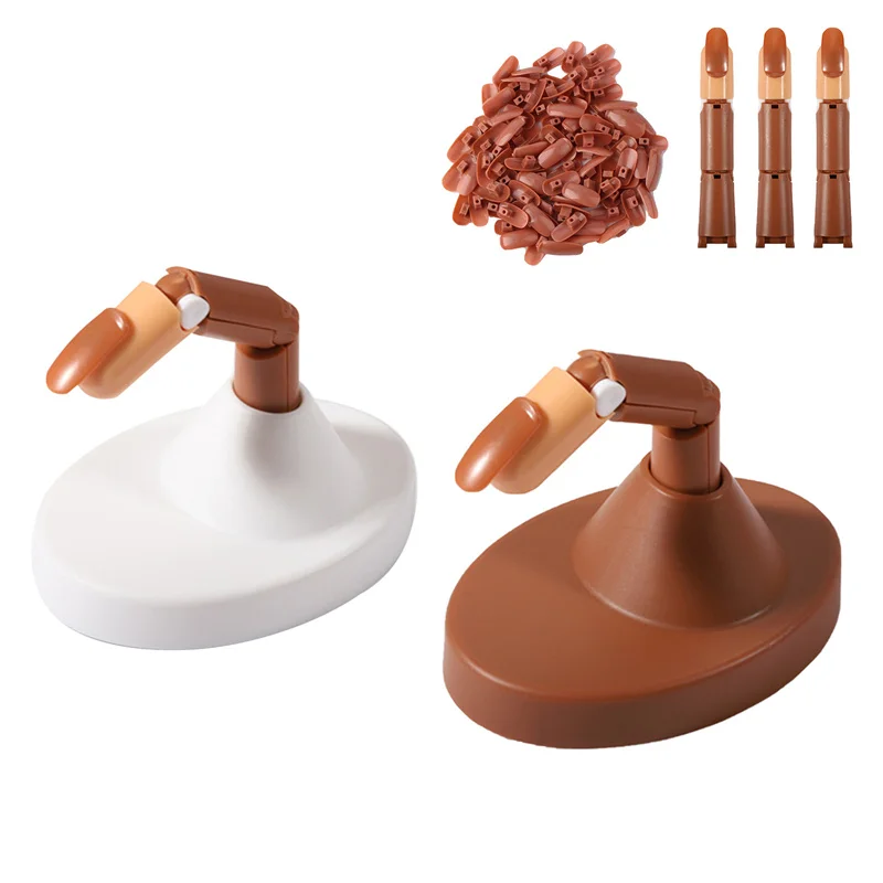 

Fake Finger Nail For Practice Hands Adjustable Training Hand Model Flexible Movable Salon Manicure Tools Nail Art Practice Hand