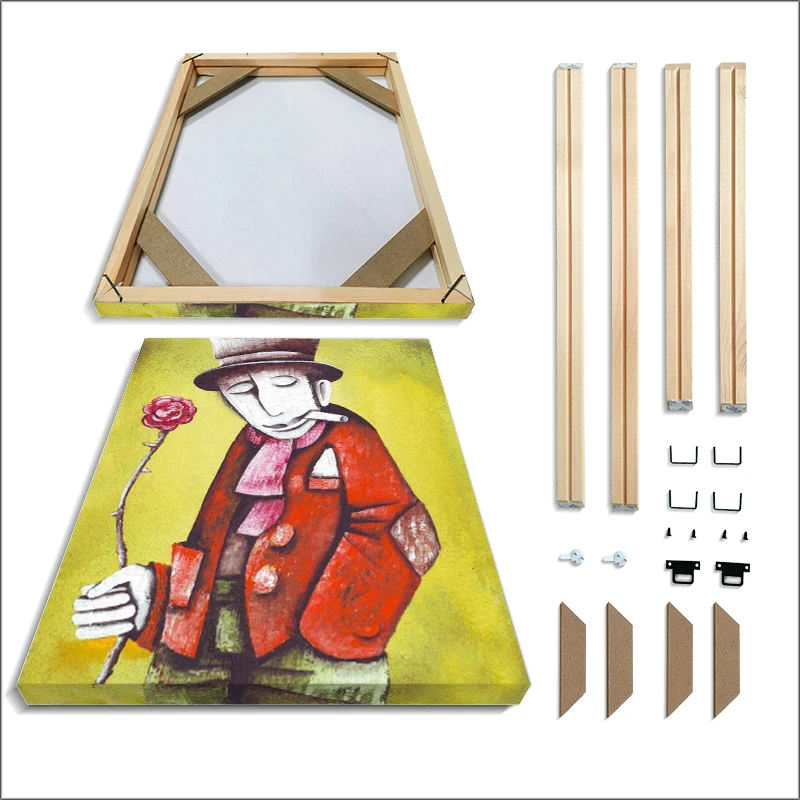 

Рамка из массива дерева, отдельные мольберты для плакатов и картин, для подготовки Растягивающихся картин на холсте, 60