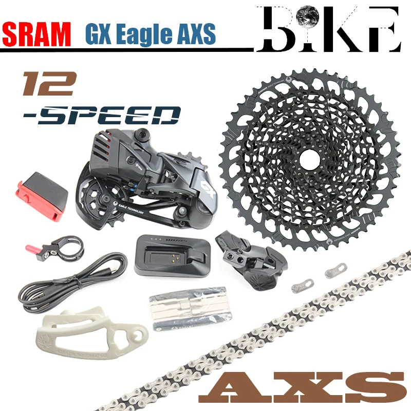 

2021 GX Eagle AXS 1x12-скоростной комплект электронной коробки передач, беспроводной переключатель передач, задний переключатель света 10-50t 10-52t