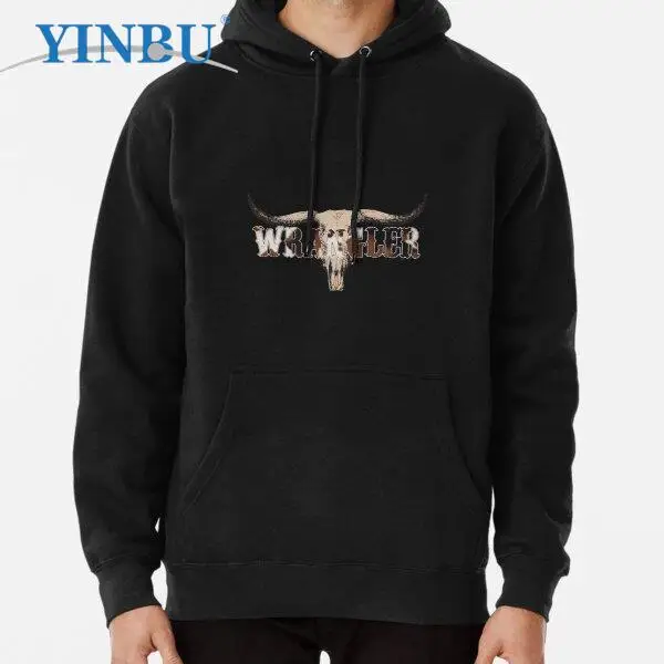 

Пуловер из воловьей кожи wrangler-bull, толстовка с капюшоном, модная одежда