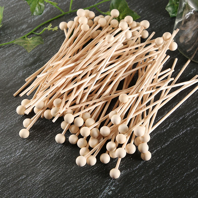 100 шт. палочки для конфет с шариком деревянные леденцы на присоске тортов любви