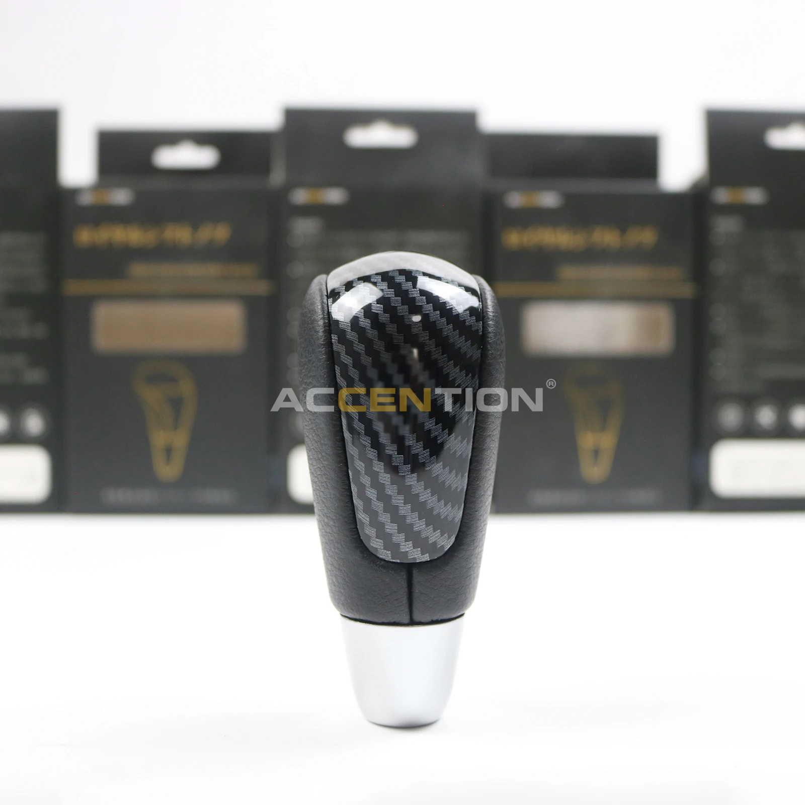 Черная кожаная ручка переключения передач для Subaru Outback Legacy 06-09 Forester 07-12 Impreza 07-10