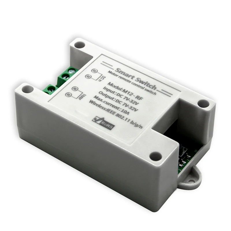 

AT35 Smart Motor Remote Control Switch Wifi Controller 7-32V DC Sliding Gate Curtain Shutter Doors Water Pump Screen EWELINK