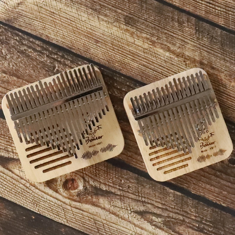 Ретро Pine Wood Kalimba портативное мини-пианино для большого пальца креативное радио