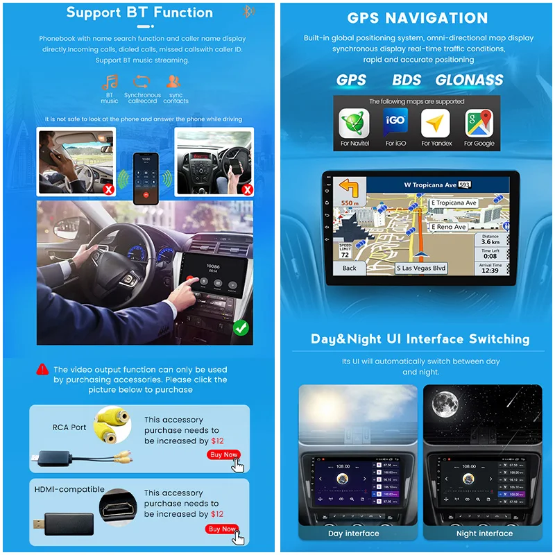 Автомобильный радиоприемник Android11 для Lexus RX300 RX330 RX350 RX400H 2003 2004-2009 мультимедийный