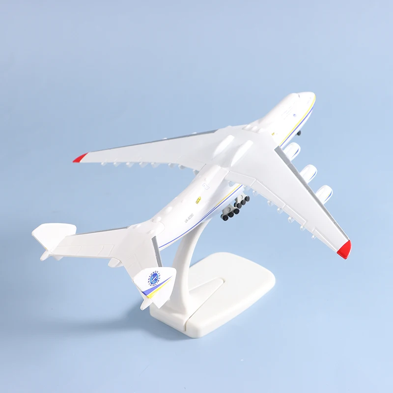 

1:400 20cm Alloy An-225 Aircraft Model Toy 8inch Ukraine Painted Mriya Transporter Display Model Plane for Collection