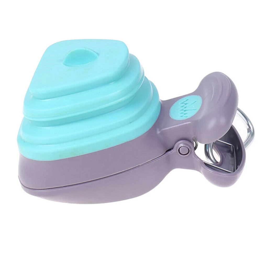 

Pet Poop Picker Outdoor Walking Traveling Foldable Pet Waste Scooper Picking Tool Cyan Large