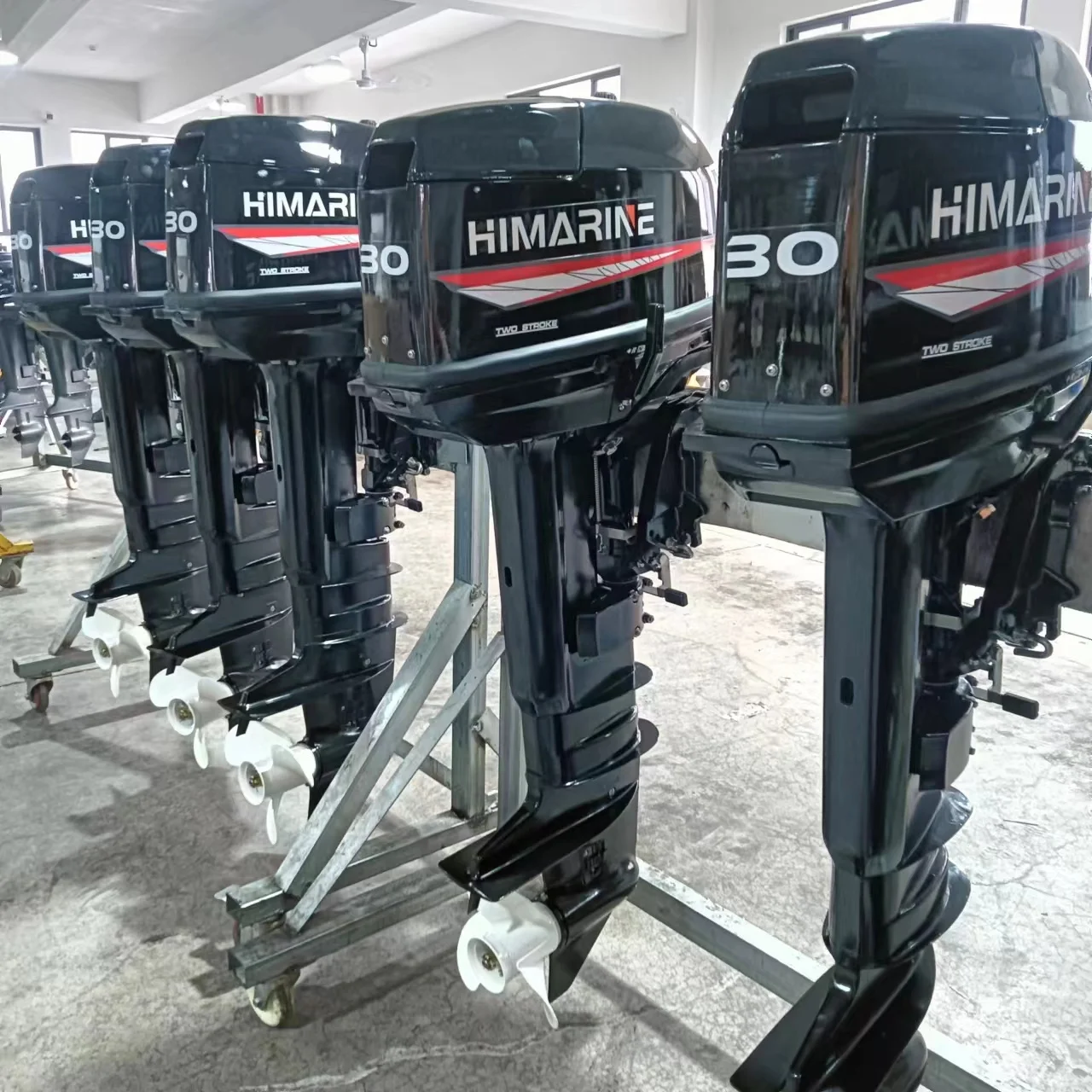 Фото Бренд Himarine, подвесной двигатель мощностью 30 л.с., лодочный мотор, 2-тактный длинный вал и короткий вал, морской двигатель №4