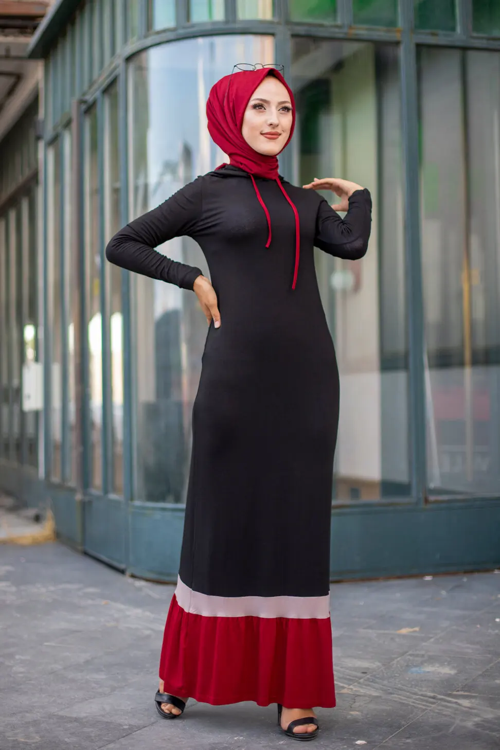 TUGBA Muslim Dress muslim dress code 2021 turkish gown hijab summer