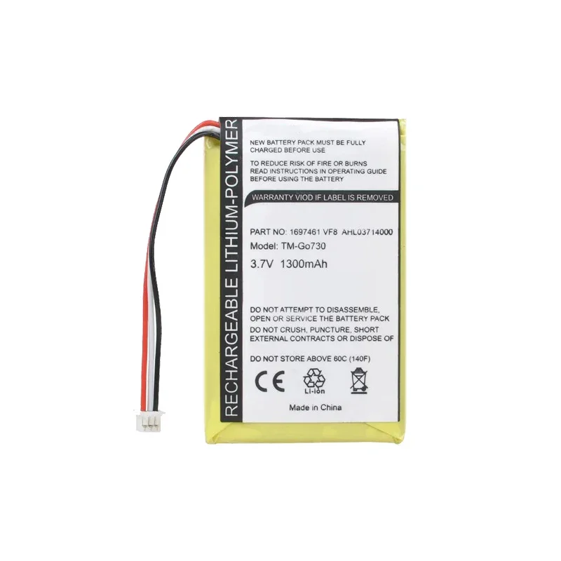 Аккумулятор 1300 мАч для TOMTOM GPS G930 G930T A8 MP3 MP4 MP5 электронная книга Go 530 Live 630 630T 720 730T
