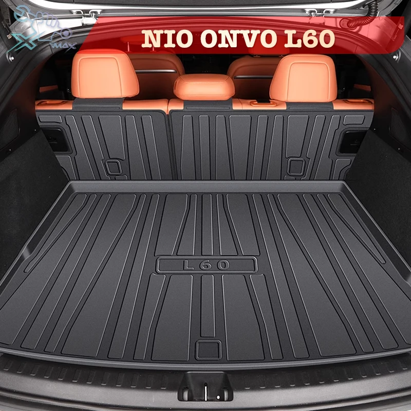 Для NIO ONVO L60 2024 TPE индивидуальный коврик в багажник автомобиля всесезонный черный