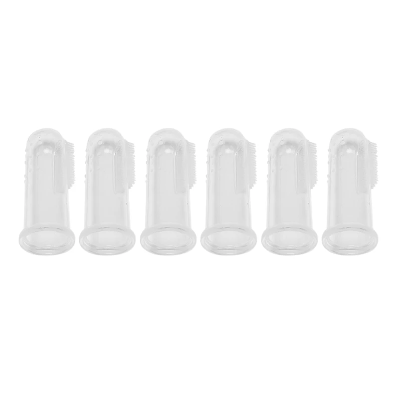 

6-Pack Pet Finger Toothbrushes,Dog Tooth Cleaner Teeth Cleaning Care For Dogs Cats
