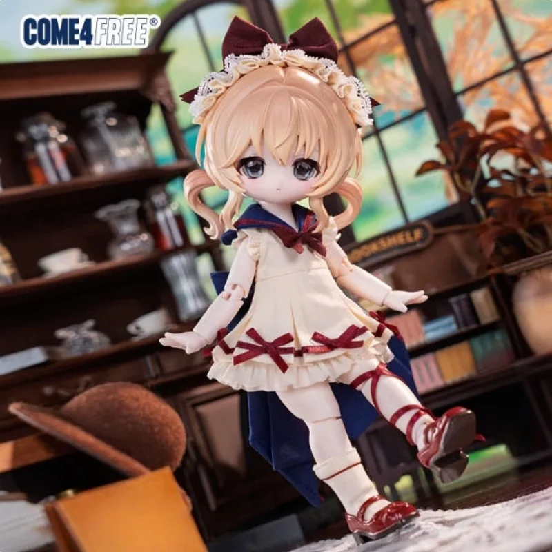 Фото Come4free Bonnie Rabbit Dream Box Series 1/6 Одежда для кукол Bjd: темно-синий и светло-желтый костюм с головным убором, новинка в наличии №3