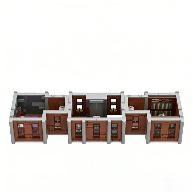 Фото 741 деталь MOC X Mansion Xtra: Набор для сборки интерьера особняка в стиле Marvel Super Heroes, конструктор, подарок на фестиваль, игрушки №2