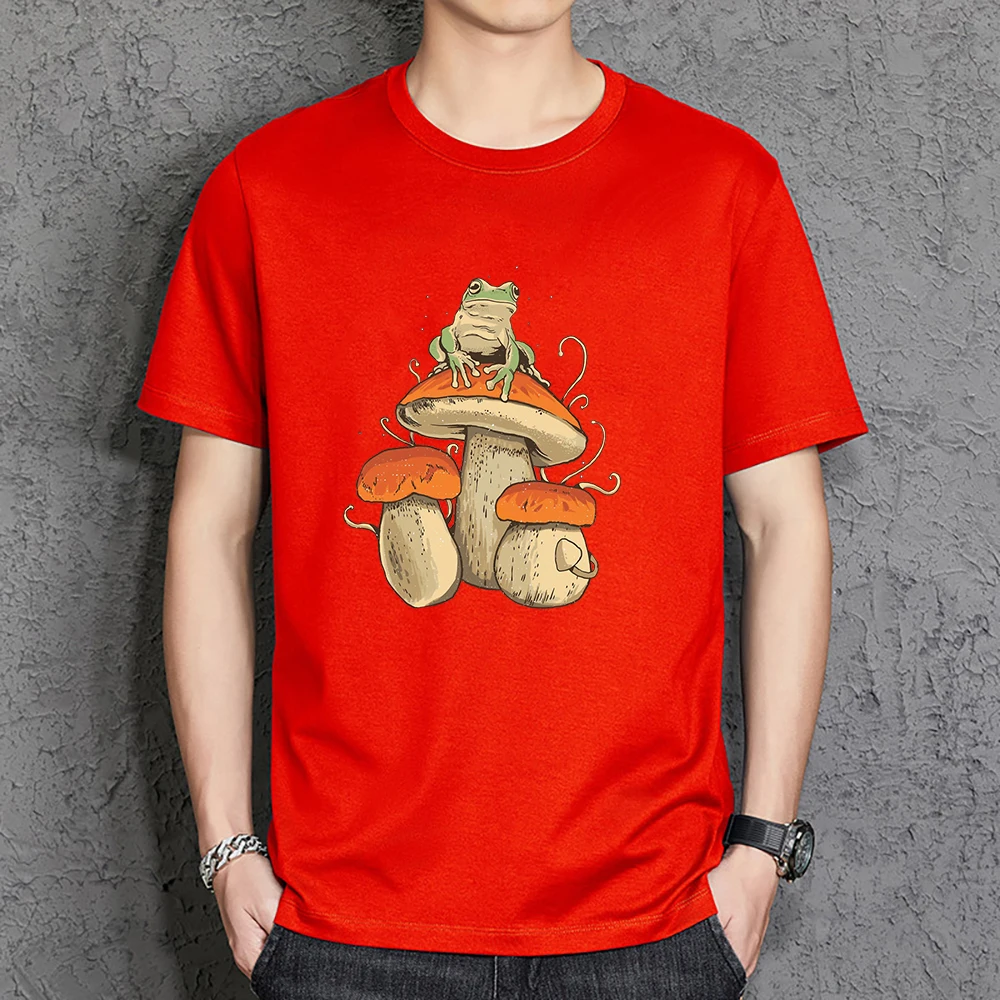 

Хлопковая футболка в стиле хип-хоп с коротким рукавом