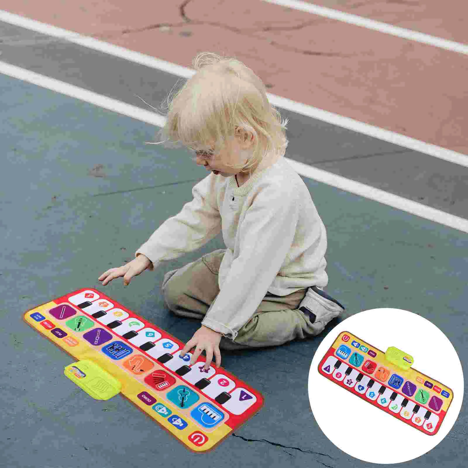 

1Pc Musical Piano Mat Piano Dancing Mat Keyboard Mat Kid Educational