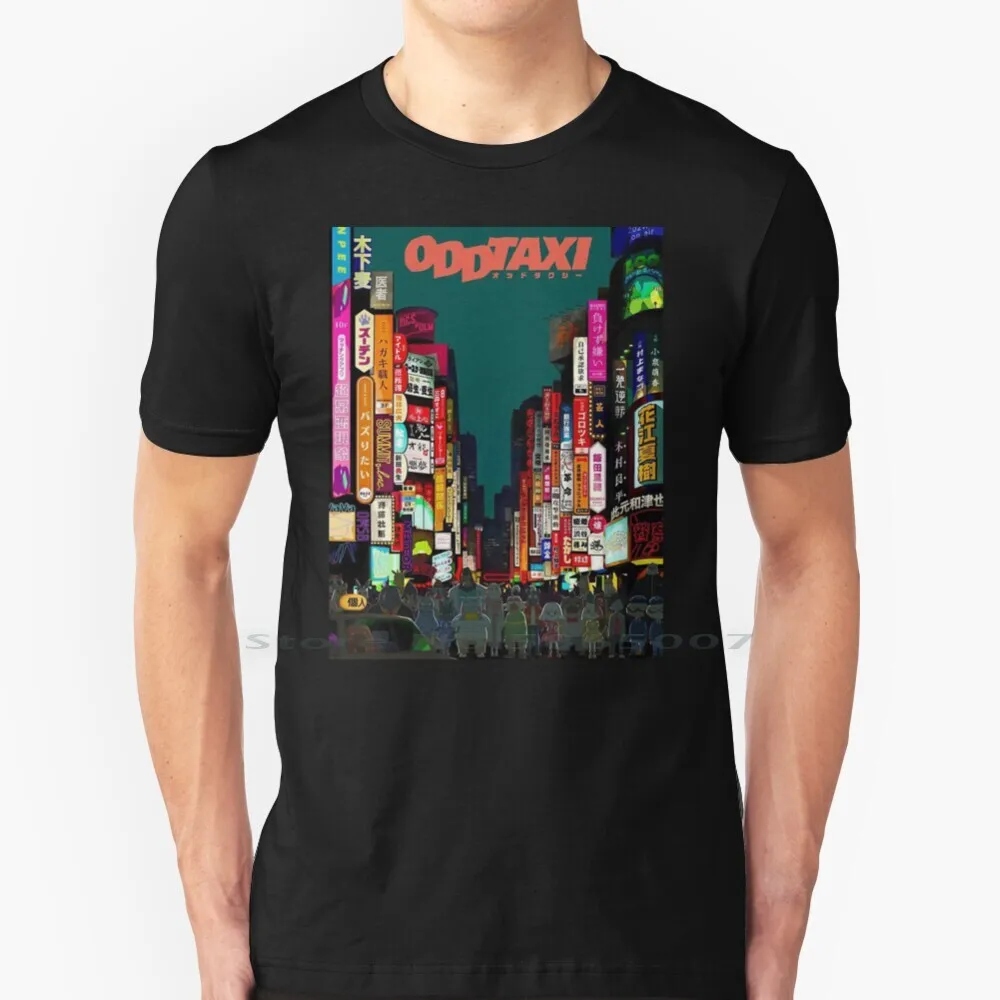 

Odd Taxi-T Shirt 100% Cotton Oddtaxi Shirakawa Gouriki Manga Beastars Shiho Ichimura Bna Kotogawa Rui Nikaidou Dobu Japan