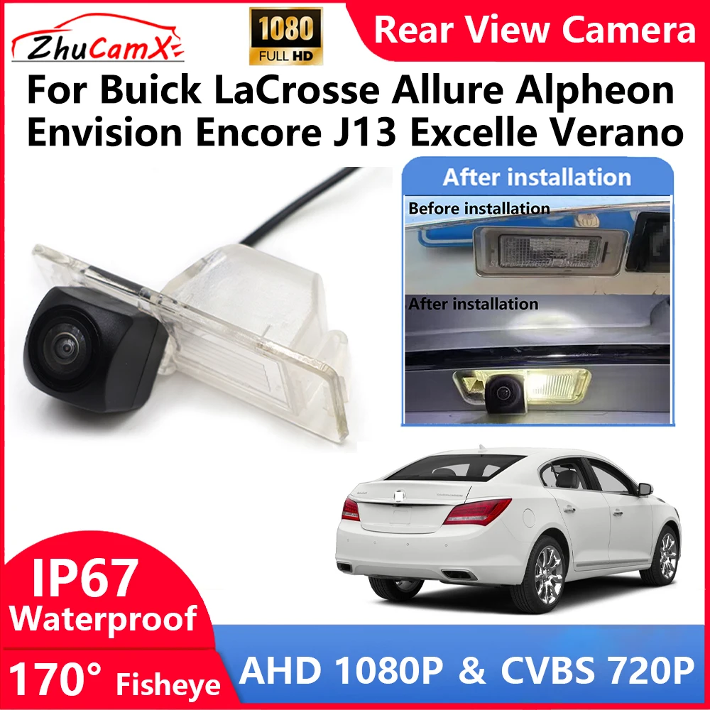 ZhuCamX для Buick LaCrosse Allure Alpheon Envision Encore J13 Excelle Verano Резервная парковочная камера заднего
