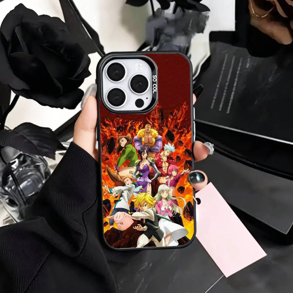 Фото Чехол для телефона «S-Seven Deadly S-Sins» для iPhone 17, 16, 15, 14, 13, 12, 11 Plus, Pro Max, цветной, с серебряным покрытием внутри №2