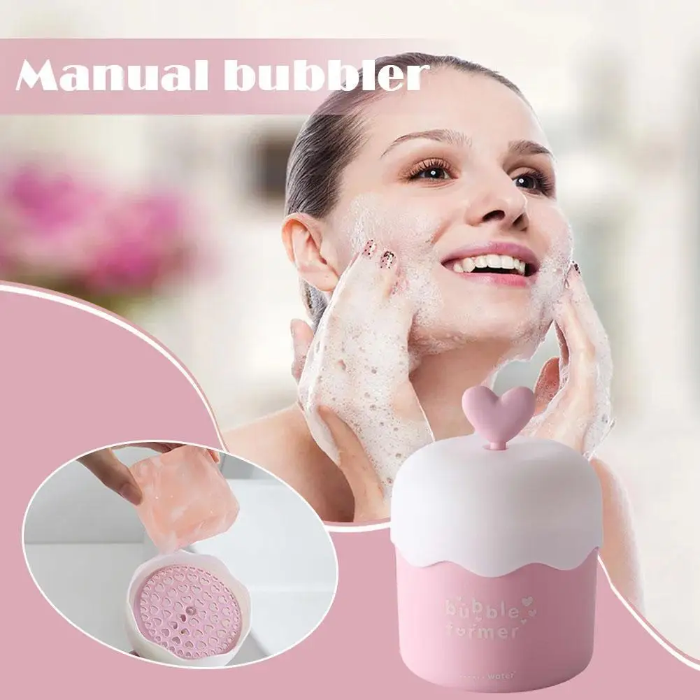 

Facial Cleanser Foam Cup Bubbler Making Cups For Facial Cleanser Shampoo Skin Care Washable Portable Manual Foamer Tools I2I5