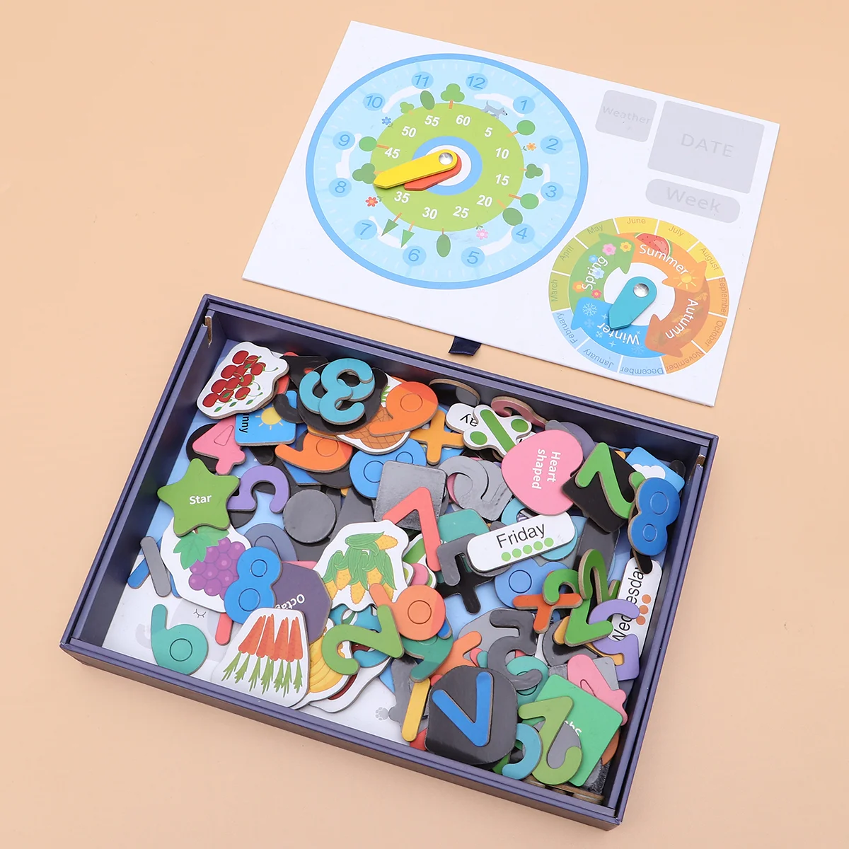 

1 Set Educational Aids Portable Funny Safe Fridge Magnet for Boys Toddlers