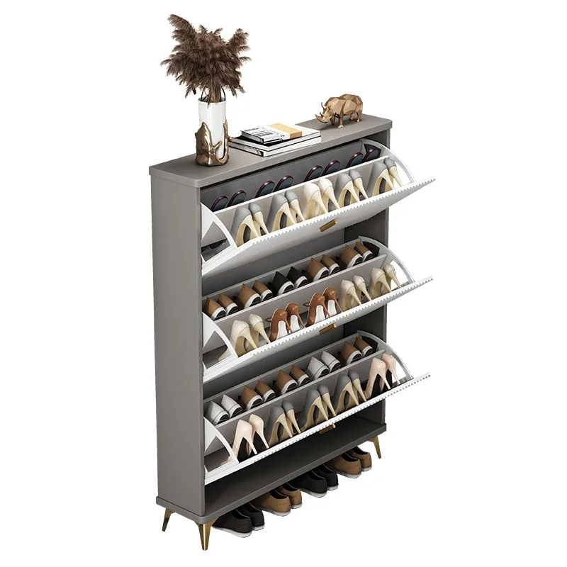 Многослойный шкаф для обуви современная роскошная скандинавская ультратонкая