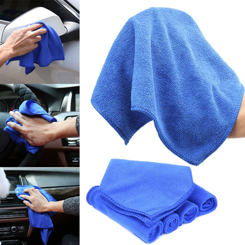 

25x25cm Microfiber Towel Car Dry Cleaning Absorbant Cloth Car Cleaning Cloth