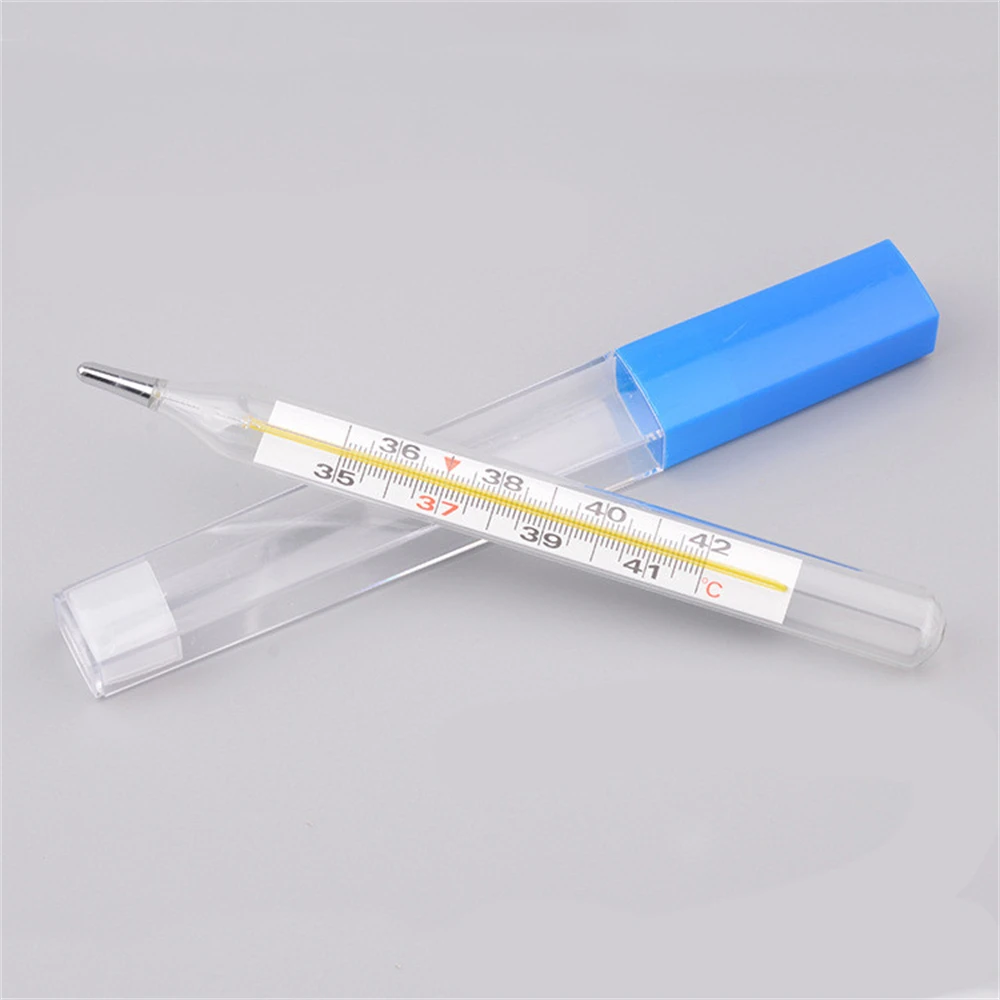 

Thermometre Home Mercurial Glass Thermometer Large Screen Measurement Device Fever Temperature Detection Tools