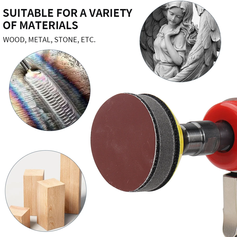 Шлифовальный диск 100 шт. 50 мм 2 дюйма оксид алюминия зернистость 80-1000