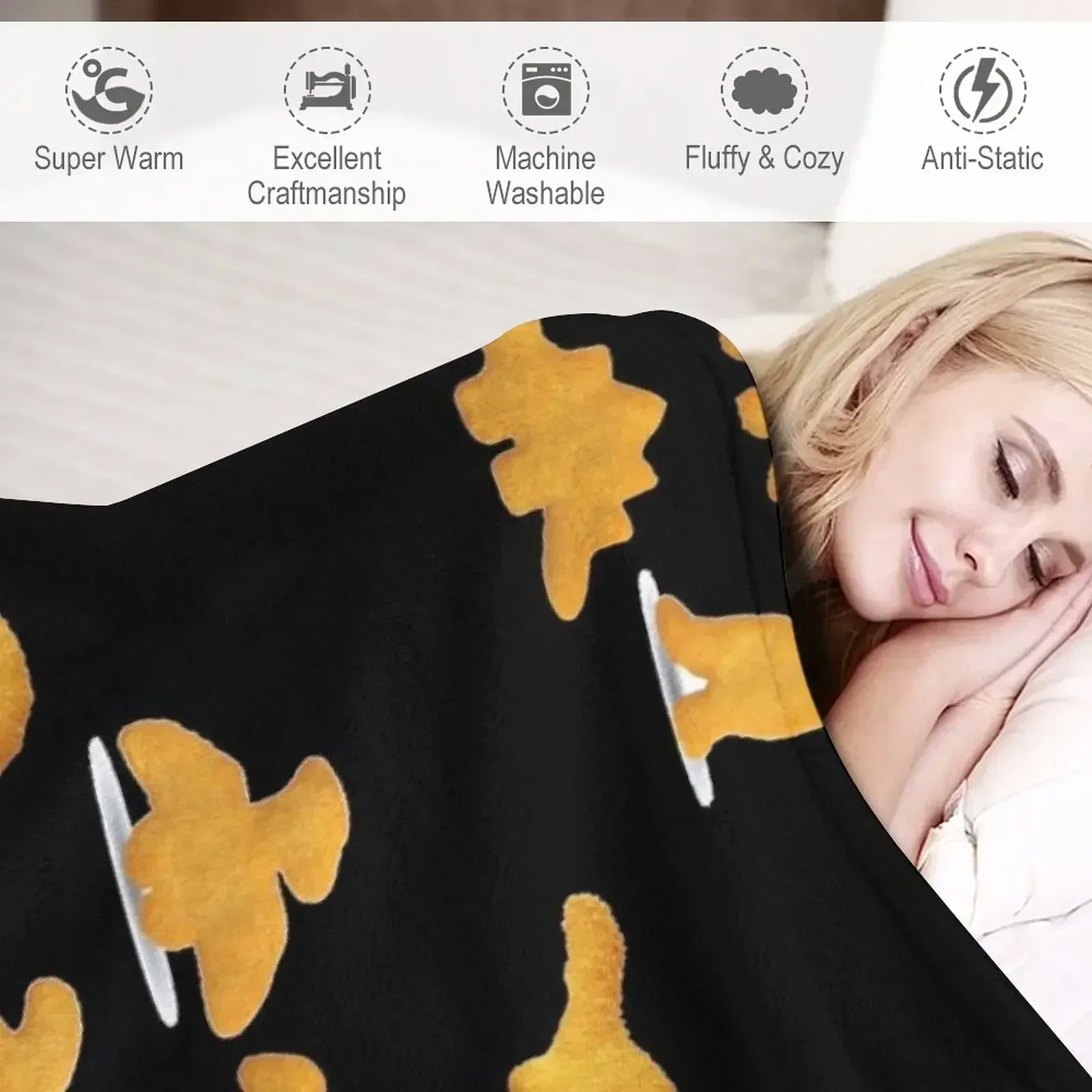 Одеяло с курицей дино самородками персонализированный подарок спальный мешок