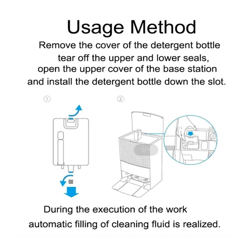 Моющее Средство подходит для Dreame L20/L30 ultra/x10/x20 Pro Plus жидкость очистки Очищающий