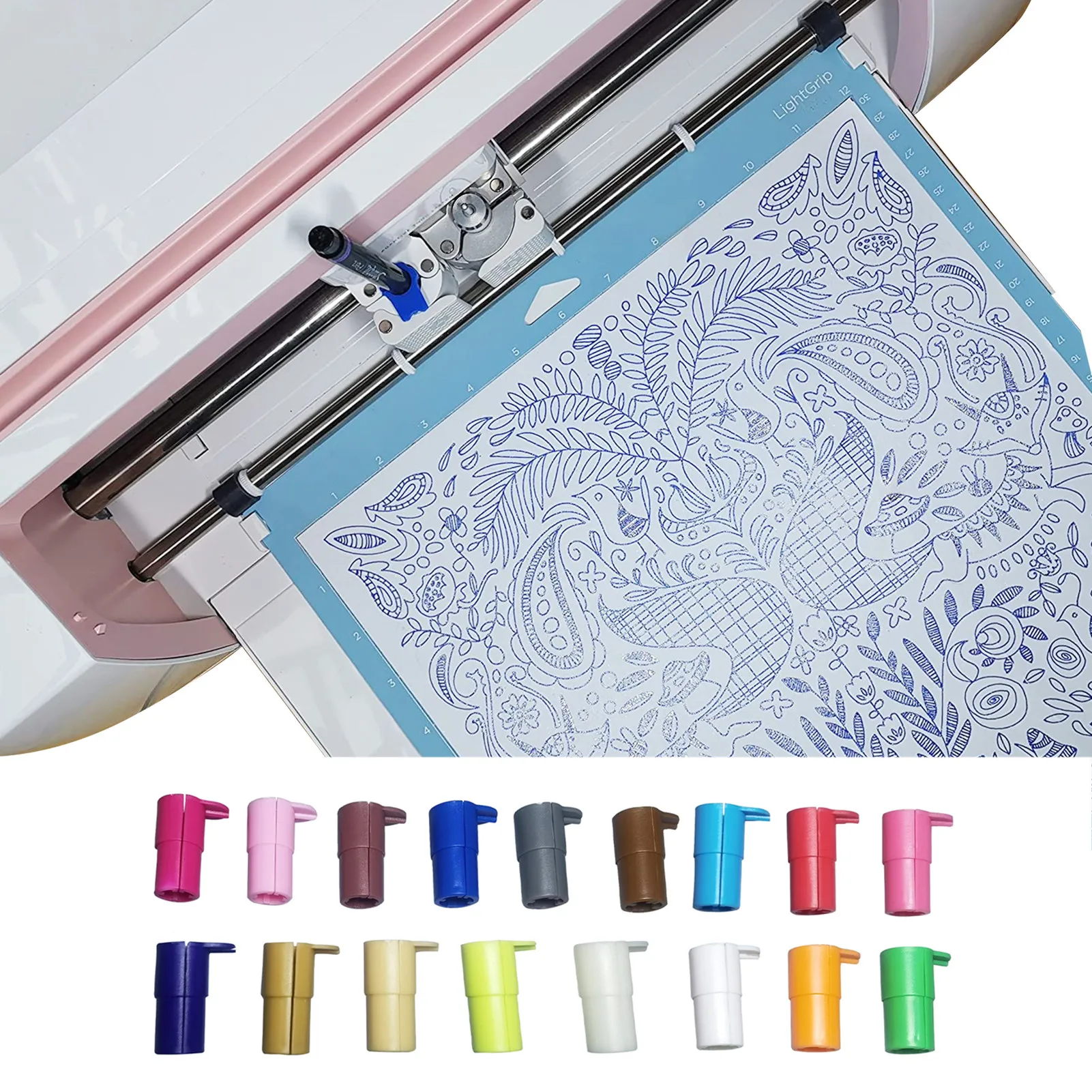 

Pen Adapter Set ForCricut Pen/Marker Adapter Set Compatible With CricutMachines Explore Air 3/Air 2/Air/Maker 3/Maker And