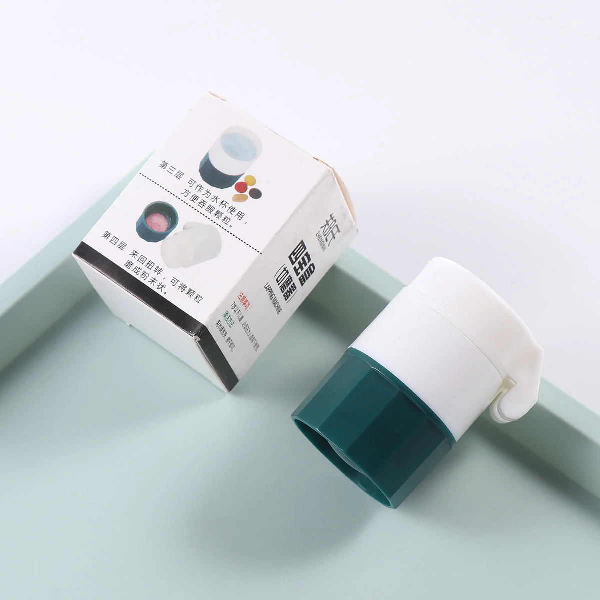 

2 Pcs Travel Medicine Kit Medication Divider Multifunction Portable Container for medicines