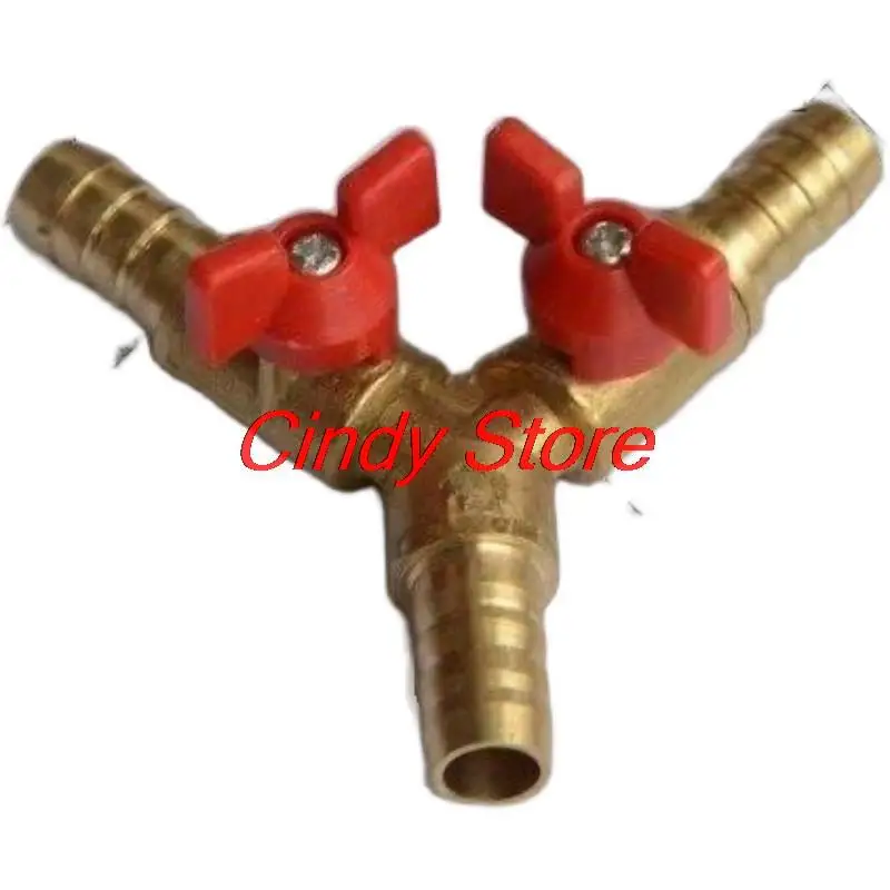 

1 шт., Y-образная латунная заглушка для шланга 10 мм