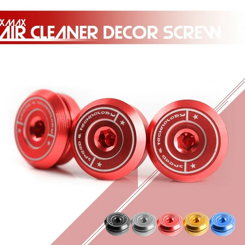 

Новинка для YAMAHA XMAX300 XMAX X-MAX 300 2017 аксессуары для мотоциклов ЧПУ воздухоочиститель Впускной фильтр болт крепление болтов