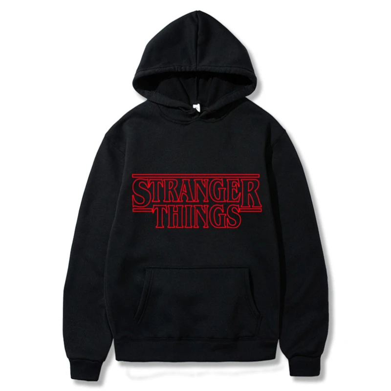 

Brand Fashion Hoodies Stranger Things Letter Printed Hoodie Men Fashion Tracksuit Male Female Sweatshirt Hoody Mens Purpose Tour