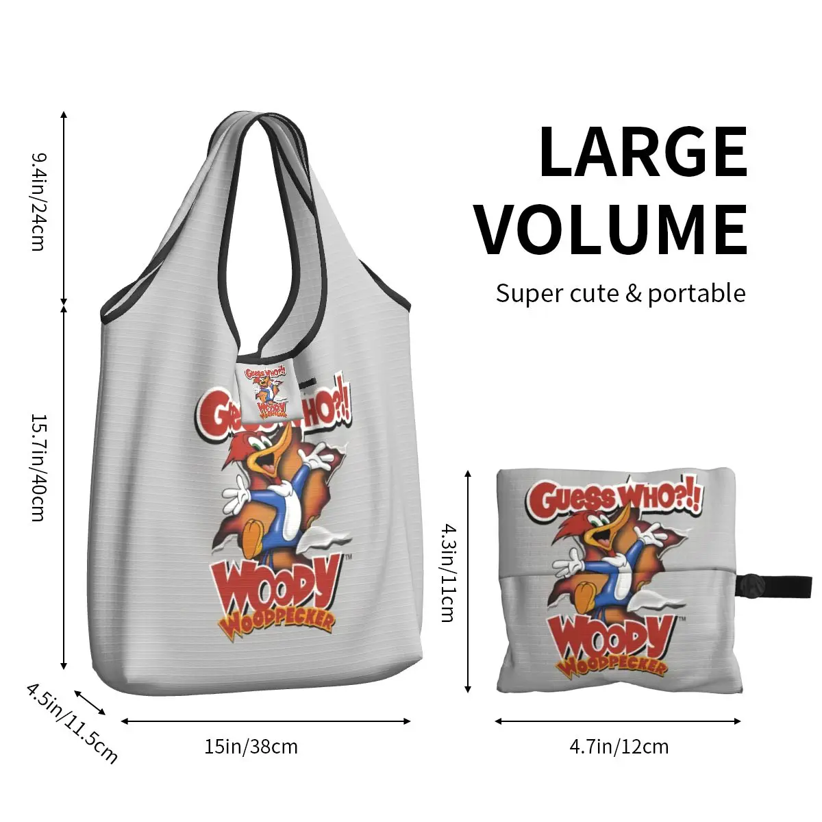 Индивидуальная многоразовая женская сумка для покупок с рисунком под дерево