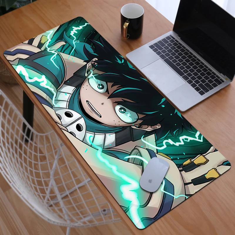 

Large Mouse Pad Kawaii My Hero Academia Office Accessories Computer Desks Mousepad Anime Pc Cabinet Games Desk Mat Gamer Gaming