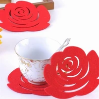 creative coaster heat resistant drink cup mat non slip table mat kitchen accessories placemats for dinner table