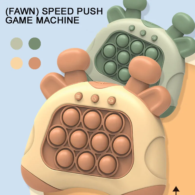 

Pop Quick Push Bubbles Game Console Squeeze Decompression for Kids Boys and Girls Adult Press Anti Stress Sensory Relief Toys