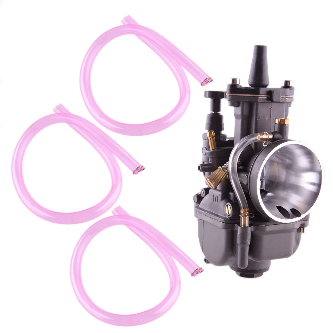 

Motorcycle Racing 30mm Carburetor Carb Kit Black Universal