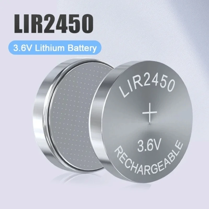 Перезаряжаемые батареи LIR2450 высокой емкости 3 6 В 5 шт