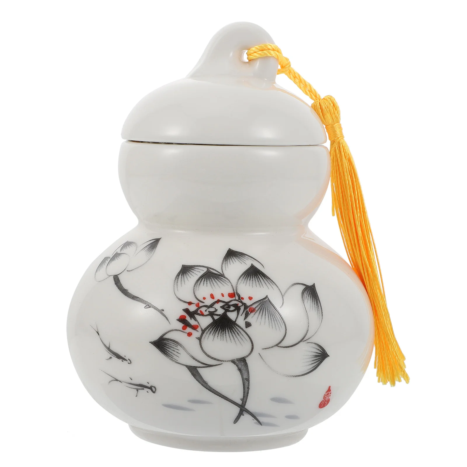 

Portable Gourd Jar Food Containers Air Tight Jars Ceramics Fragrance Ingredient