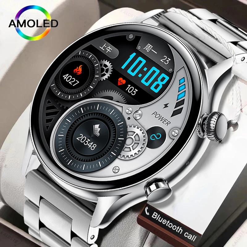 

For Samsung Xiaomi Huawei NFC Bluetooth call Smartwatch Men 390*390 Screen Support Always On Display Smart Watch IP68 Waterproof