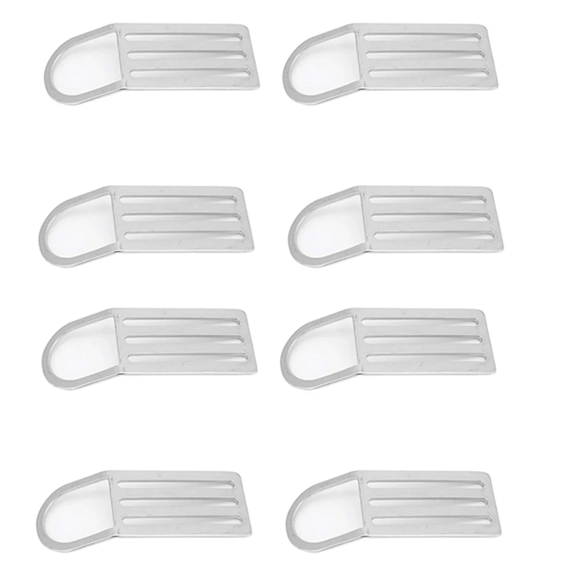

8PCS Scuba Diving Weight Belt Slide Keeper Stainless Steel D Ring Webbing Harness Belt Retainer Stopper Accessoires