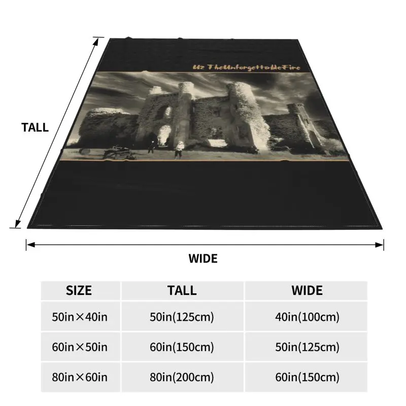 U2 незабываемое одеяло с альбомом огня рок-группы простыня покрывало сверхмягкое