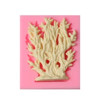 creative coral seaweed modeling baking silicone mold chocolate biscuit fondant mold cake decoration decoration west point baking