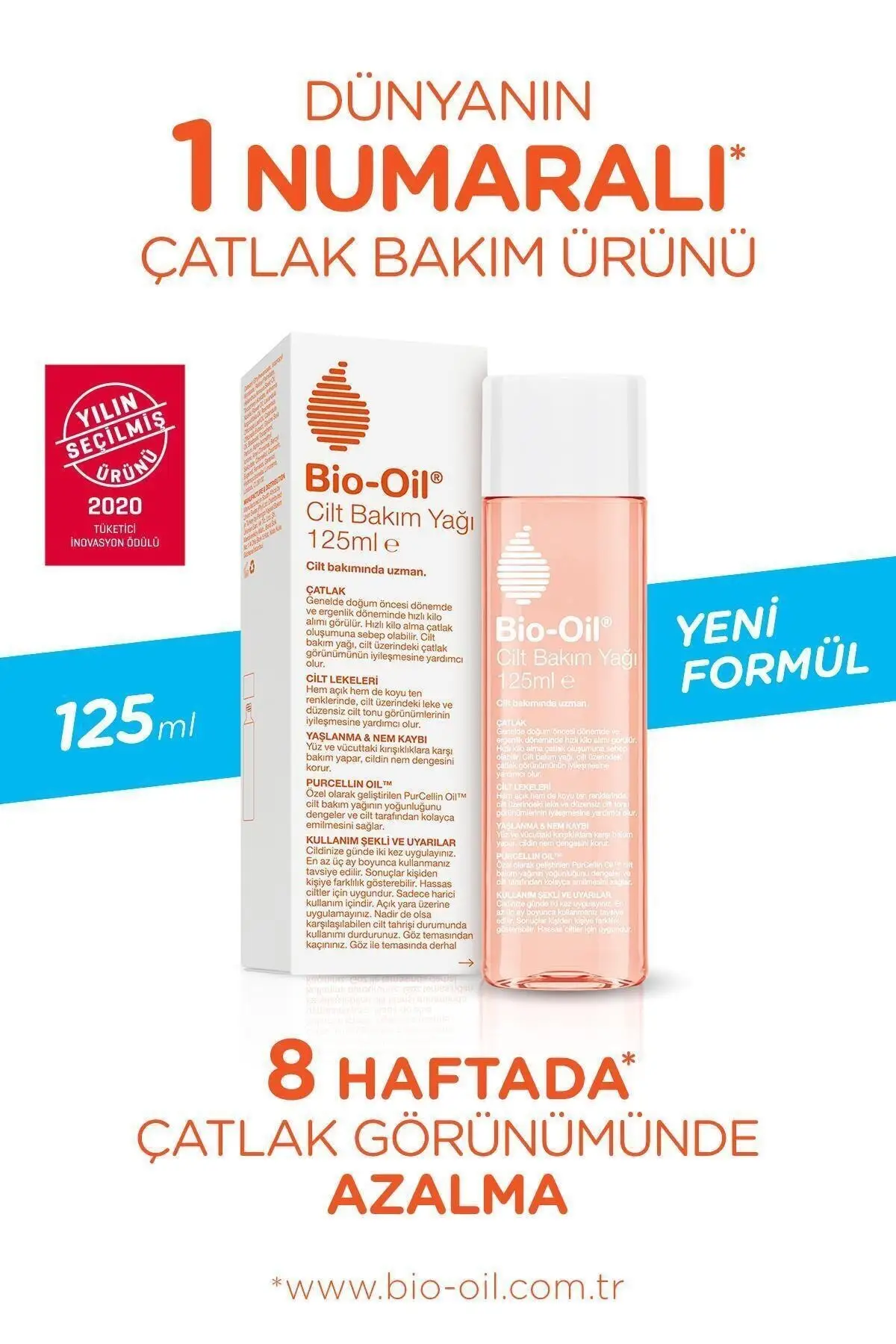 

Bio Oil Skin Care Oil 125 ml New Replenishing Moisturizing